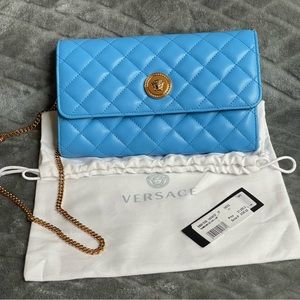 Versace La Medusa Quilted Lamb Leather Bag